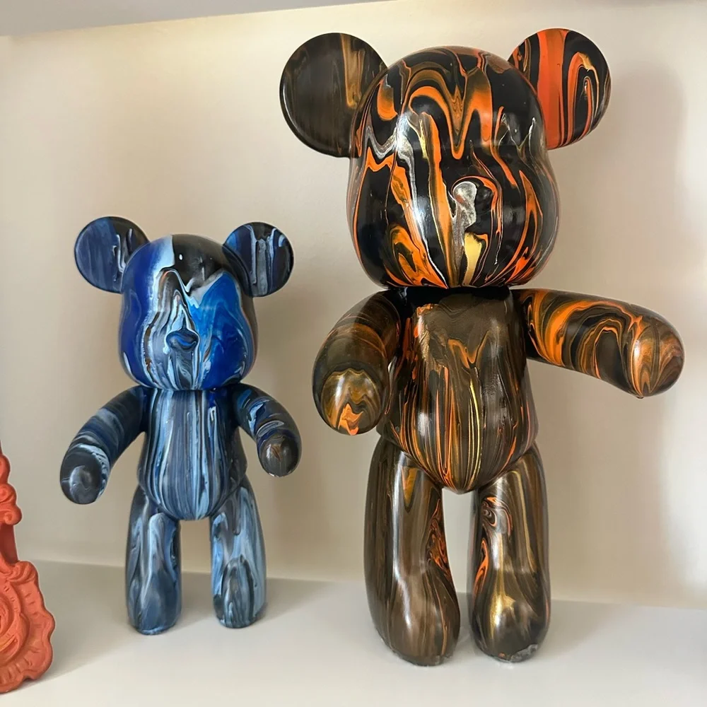 Colorful Bear Art Sculpture. CAN BE CUSTOMIZED